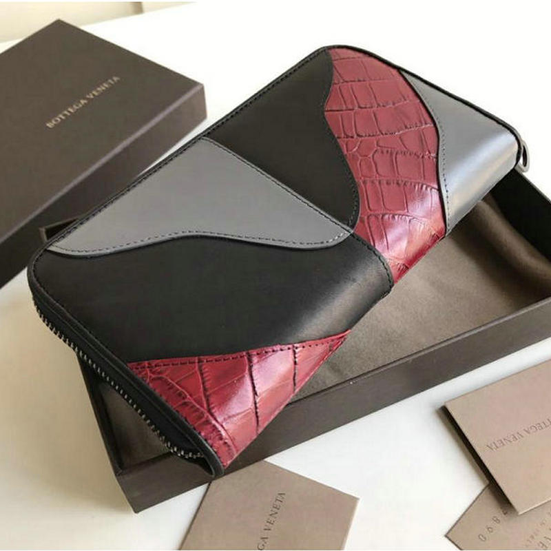 ボッテガヴェネタ BOTTEGAVENETA aj-BOV344679KR 2019年最新入荷 イントレチャート ジップラウンドウォレット ファスナー長財布 カーフスキン
