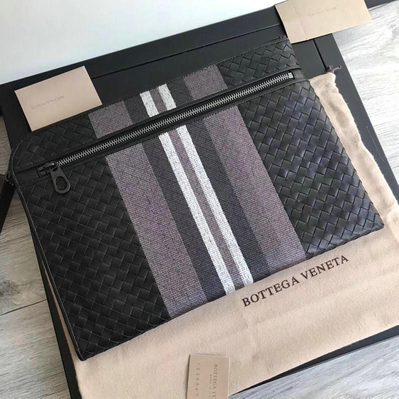 ボッテガヴェネタ BOTTEGAVENETA 2aj-BOV357545 019年最新入荷 ントレチャート ナッパ ラージ ドキュメントケース 手持ちかばん メンズ カーフスキン