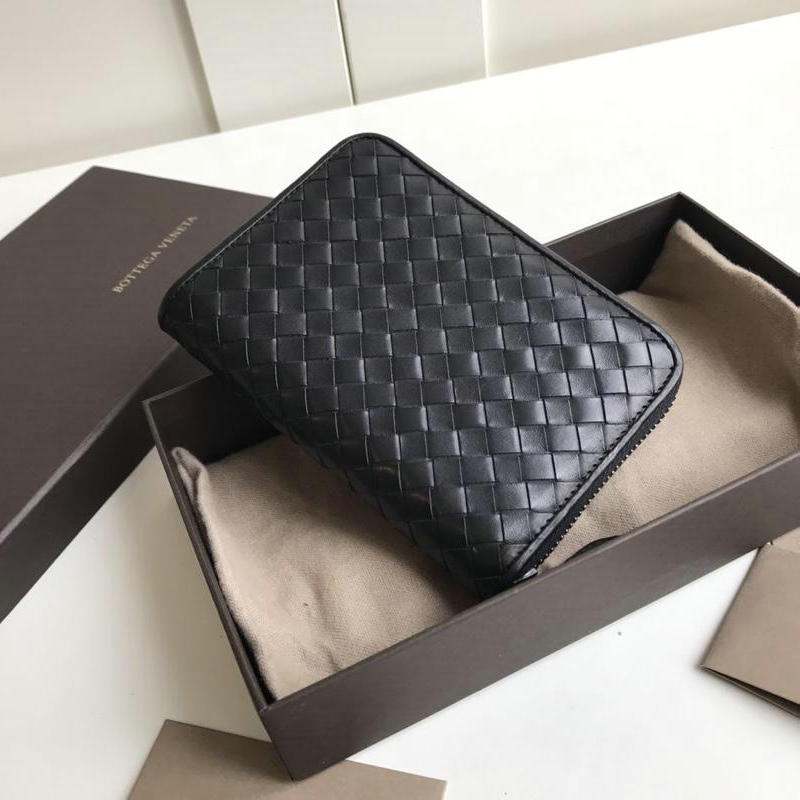 ボッテガヴェネタ BOTTEGAVENETA aj-BOV404850 2019年最新入荷 イントレチャート ジップウォレット 短財布 小銭入れ コインケース カードケース