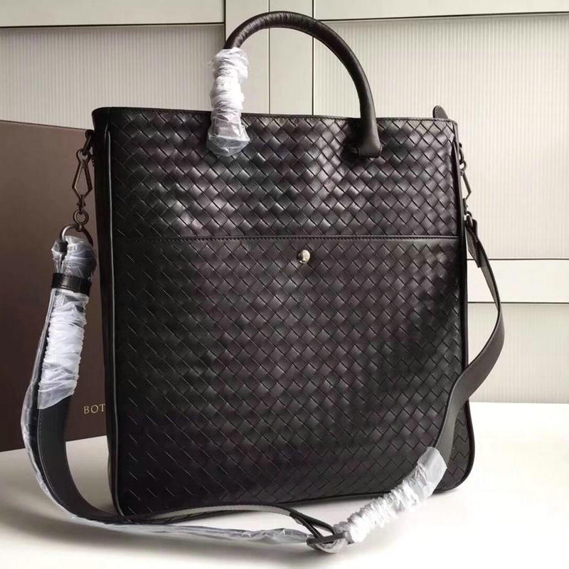 ボッテガヴェネタ BOTTEGAVENETA aj-BOV429042 2019年最新入荷 イントレチャート ハンドバッグ メンズ トートバッグ 2way ショルダーバッグ 黒