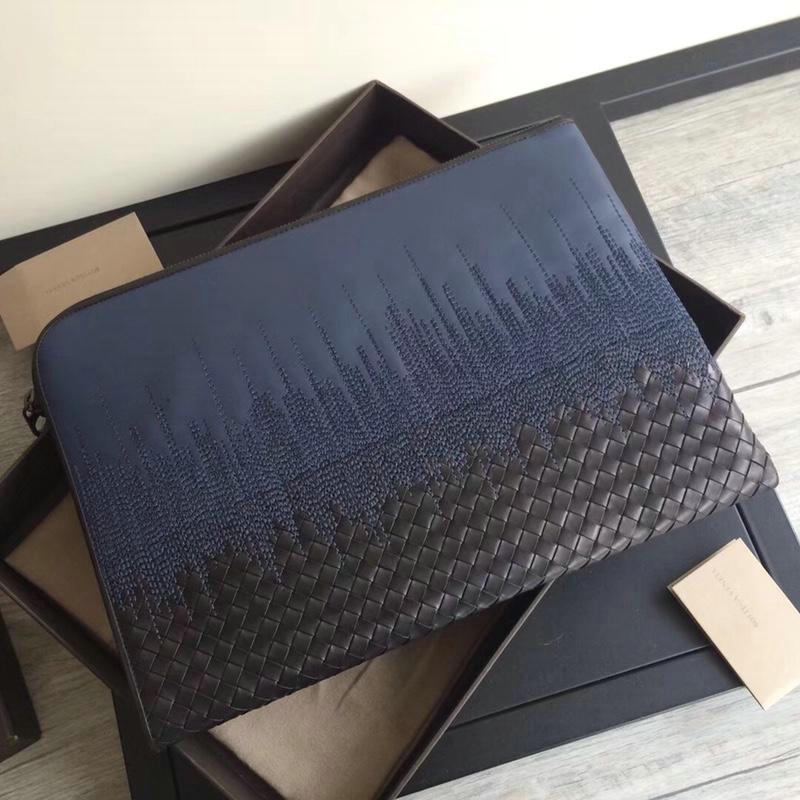 ボッテガヴェネタ BOTTEGAVENETA aj-BOV475933 2019年最新入荷 イントレチャート ナッパ ラージ ドキュメントケース 手持ちかばん メンズ カーフスキン