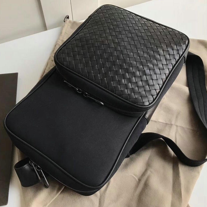 ボッテガヴェネタ BOTTEGAVENETA aj-BOV520117 2019年最新入荷 バックパック ハイテクキャンバス ダブルブリック スリング リュック カーフスキン リュックサック