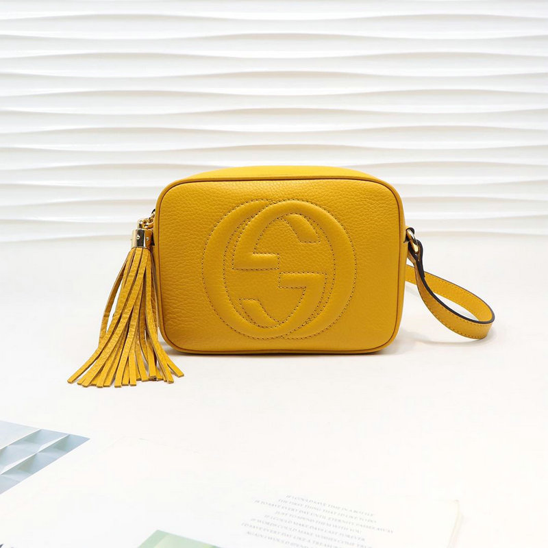 グッチ GUCCI 057-GG308364Q 2019年夏最新作 ソーホー レザー スモール ディスコバッグ ショルダーバッグ