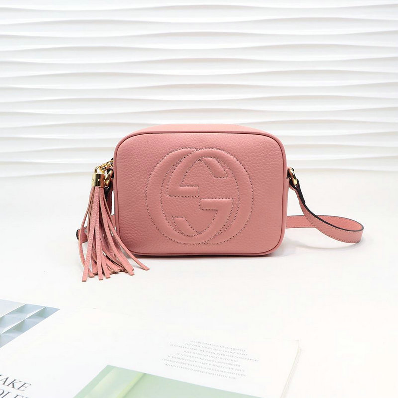 グッチ GUCCI 057-GG308364T 2019年夏最新作 ソーホー レザー スモール ディスコバッグ ショルダーバッグ