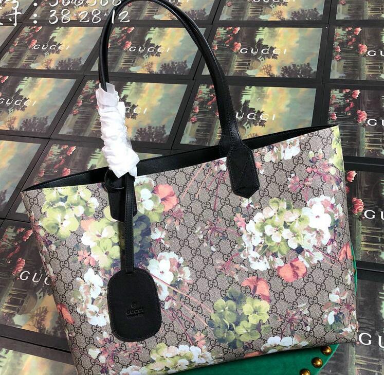 グッチ GUCCI GG368568K 2019年夏最新作 リバーシブル GG ミディアム トートバッグ ハンドバッグ フラワー