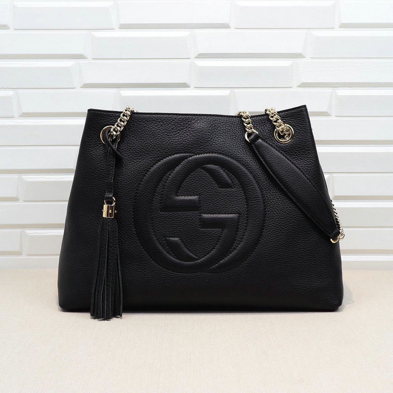 グッチ GUCCI 057-GG308982P 2019年夏最新作 ショルダーバッグ レザー レディースかばん 黒