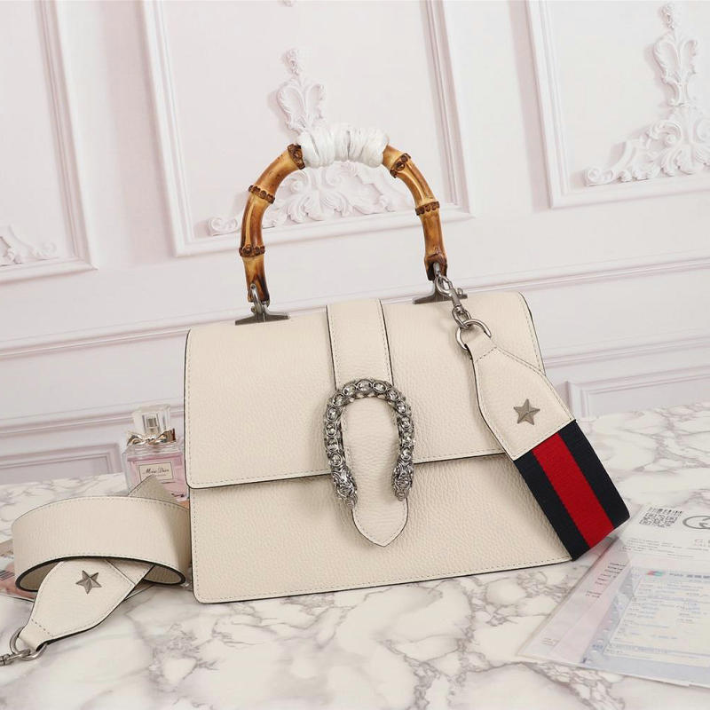 グッチ GUCCI 057-GG448075QB 2019年夏最新作 ディオニュソス ミディアム トップハンドルバッグ ショルダーバッグ レザー