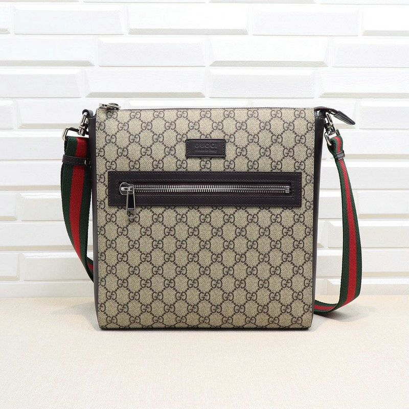 グッチ GUCCI G474137X 2019年夏最新作 GGスプリーム メッセンジャーバッグ 斜め掛け ショルダーバッグ メンズバッグ キャンパス