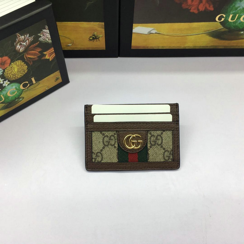 グッチ GUCCI 057-GG523159B  2019年夏最新作 オフィディア GG カードケース キャンパス レザー