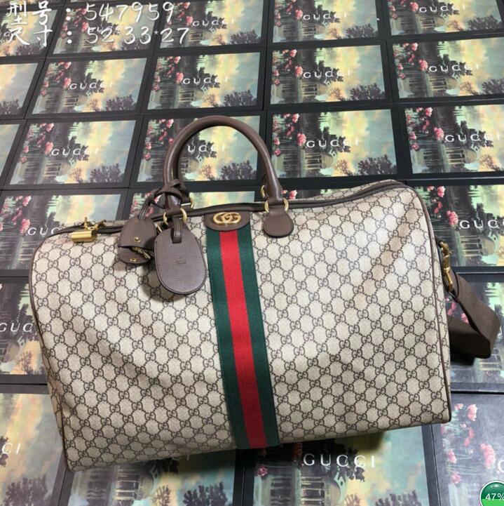 グッチ GUCCI 057-GG547959 2019年夏最新作 オフィディア GG ミディアム キャリーオン ダッフルバッグ 旅行かばん ボストンバッグ