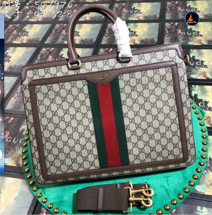 グッチ GUCCI 057-GG547970 2019年夏最新作 オフィディア GG シュプリーム ブリーフケース ハンドバッグ ショルダーバッグ ビジネス