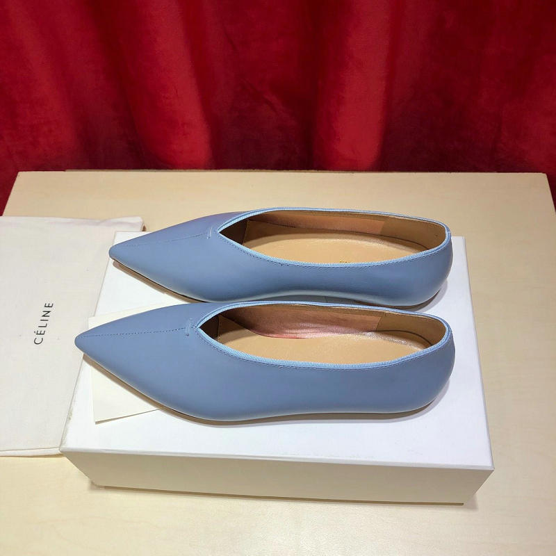 商品名称：セリーヌ CELINE 26-CEJ19002 2019年最新入荷 パンプス フラットシューズ とんがりトウ レディース レザー 靴