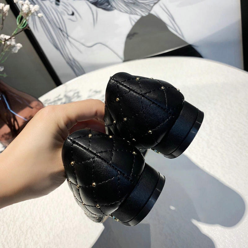 シャネル CHANEL 26-CHJ19001 2019年夏最新入荷 パンプス バイカラー フラットシューズ レディース ラムスキン 通勤