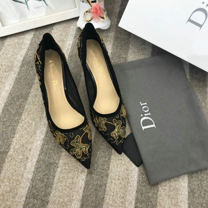 クリスチャンディオール CHRISTIAN DIOR 26-CDJ19010 2019年夏最新入荷 ローヒールシューズ サマーサンダル ポインテッド ピンヒールサンダル 通気 靴 通勤 パンプス