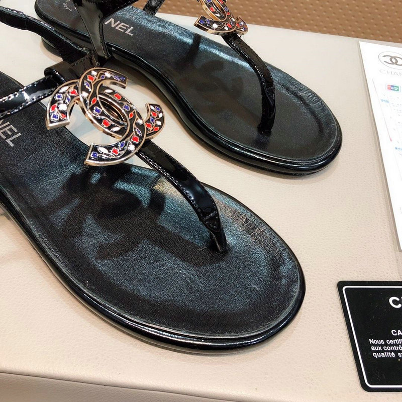 シャネル CHANEL 26-CHJ19020 2019年春夏最新入荷 サンダル ミュール ピーチサンダル スリッパ サマーサンダル 夏 靴 レディース