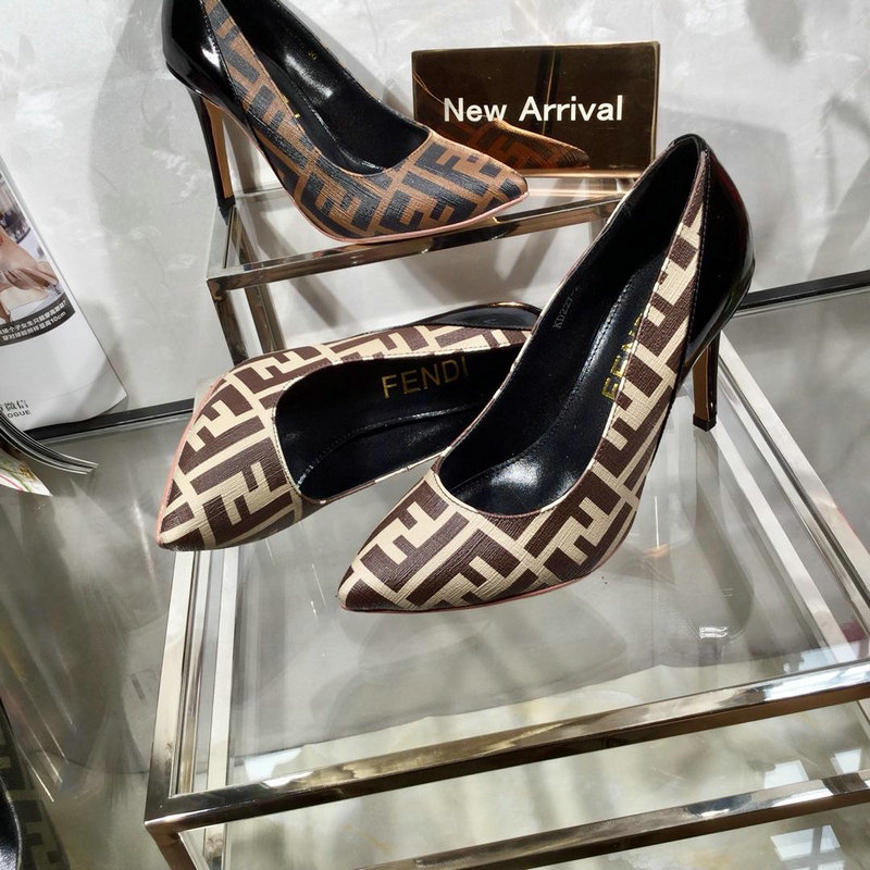 フェンディ FENDI 26-FDJ19006 2019年最新入荷 ハイヒールシューズ レディース ピンヒール 靴 パンプス とんがりトウ ウィメンズ