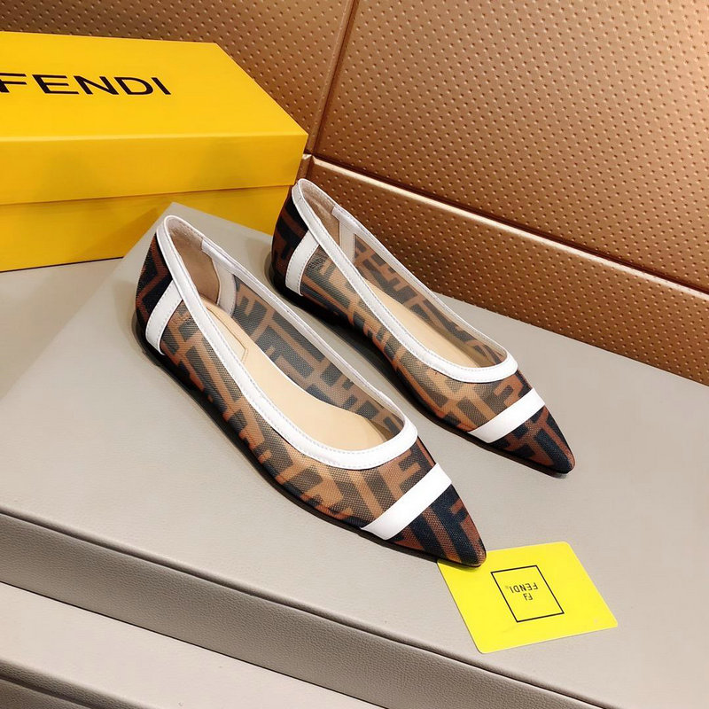 フェンディ FENDI 226-FDJ19010 019年最新入荷 フラットシューズ レディース 靴 パンプス とんがりトウ ウィメンズ 通勤 カジュアルシューズ