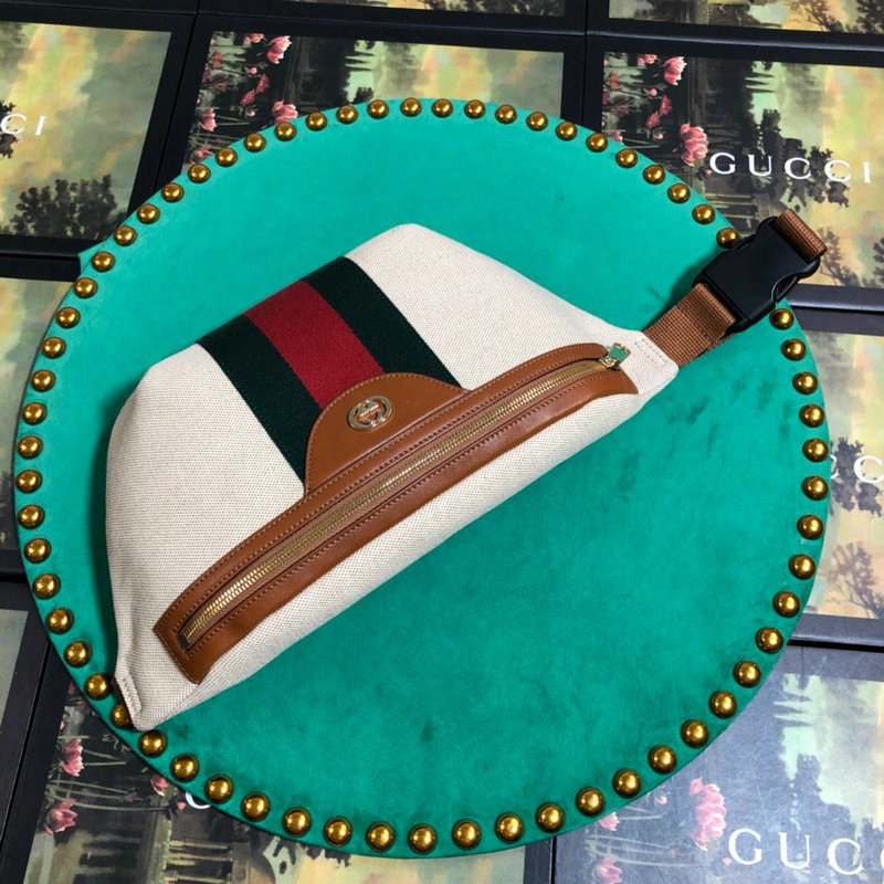 グッチ GUCCI 057-GG575082B 2019年最新入荷 ヴィンテージキャンバス ベルトバッグ ウェストバッグ チェストバッグ ボディバッグ