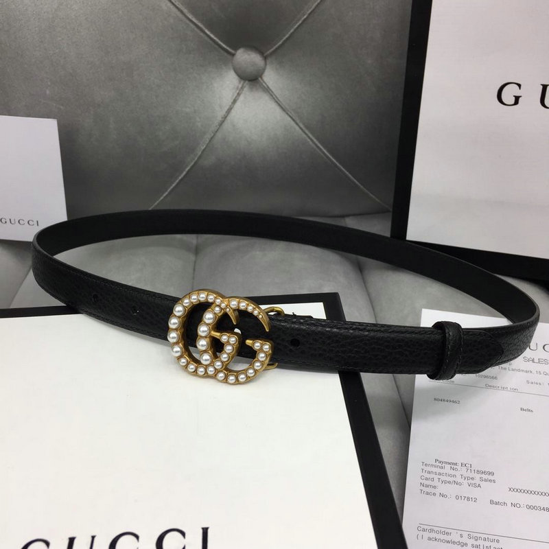 グッチ GUCCI 057-GG411924ZP 2019年最新入荷 ベルト レザー カーフスキン 幅2cm