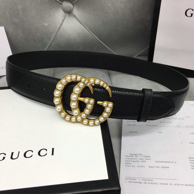 グッチ 057-GG474347Z GUCCI 2019年最新入荷 ベルト レザー カーフスキン 幅4cm