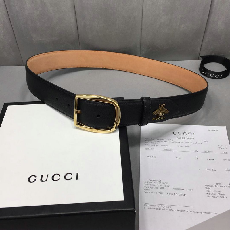 商品名称：グッチ GUCCI GG523307Z 2019年最新入荷 ベルト レザー カーフスキン 幅4cm