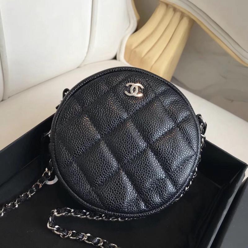 商品名称：シャネル CHANEL CC-CH0366 2019年最新入荷 クラシック チェーンクラッチ ラウンドバッグ ショルダーバッグ グレインド カーフスキン