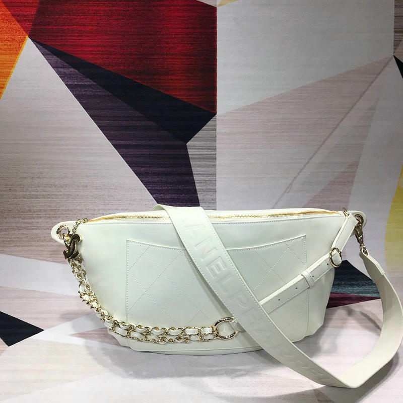 シャネル CHANEL CC-CH0550 2019年最新入荷 ウェストバッグ 斜め掛け ショルダーバッグ ボディバッグ ベルトバッグ カーフスキン