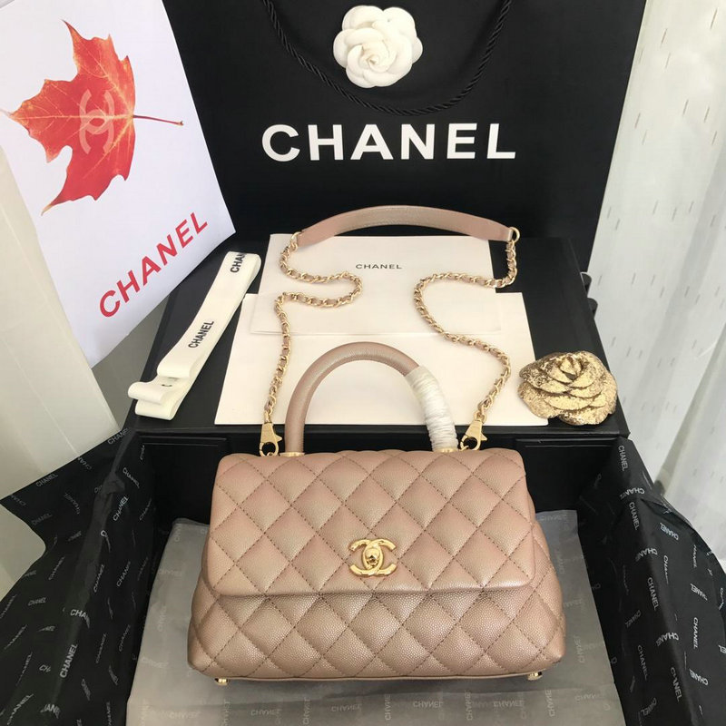シャネル CHANEL CC-CH92990ZG 2019年最新入荷 トップハンドルバッグ トートバッグ 2way ショルダーバッグ キャビアスキン