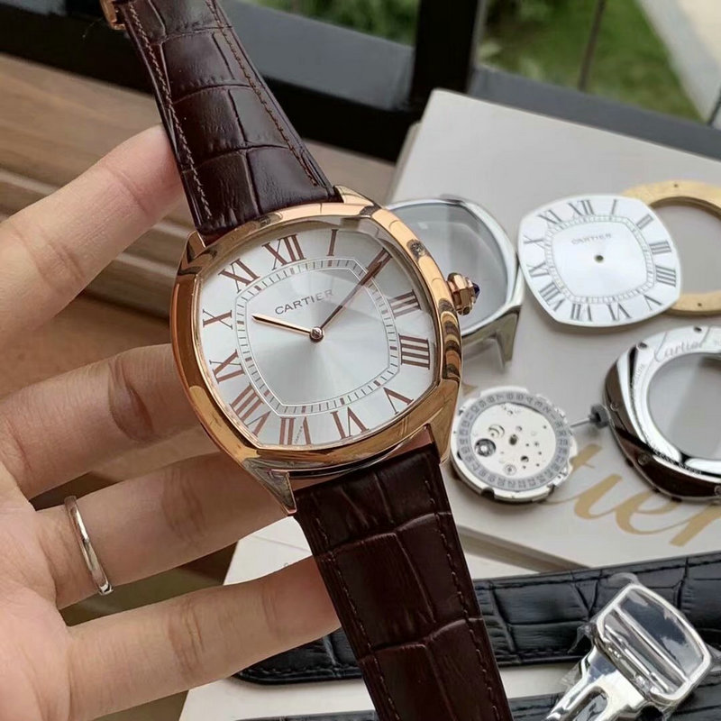 カルティエ CARTIER ZX-CAT19011 2019年最新入荷 ドライブ ドゥ カルティエ エクストラフラット ウォッチ 腕時計 オートマチック 自動巻き時計 メンズ