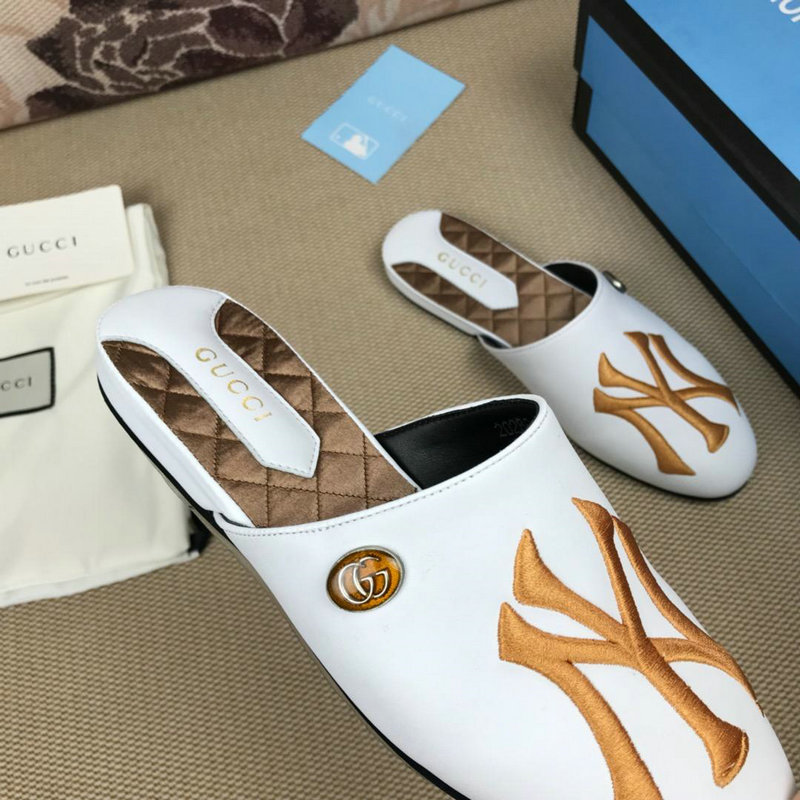 グッチ GUCCI 26-GGJ19046P 2019年最新入荷 スリッパ レザー ミュール サンダル サマーサンダル レディース 靴