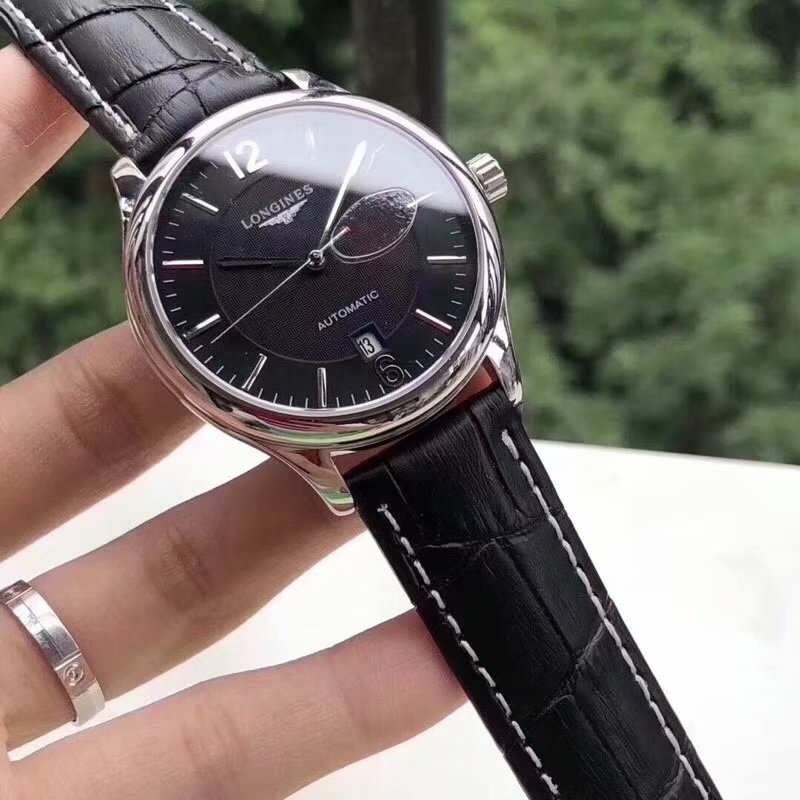 ロンジン ZX-LGT19013 LONGINES 2019年最新入荷 ヘリテージ ウォッチ メンズ 腕時計 本革ベルト オートマチック 自動巻き時計 カレンダー付き