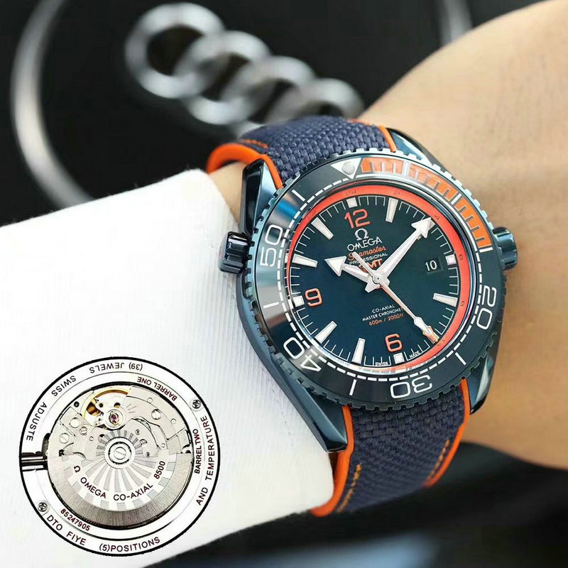 オメガ OMEGA ZX-OMT19037 2019年最新入荷 Seamaster CO‑AXIAL ウォッチ シーマスター コーアクシャル 腕時計 メンズ 機械式 時計 カレンダー付き