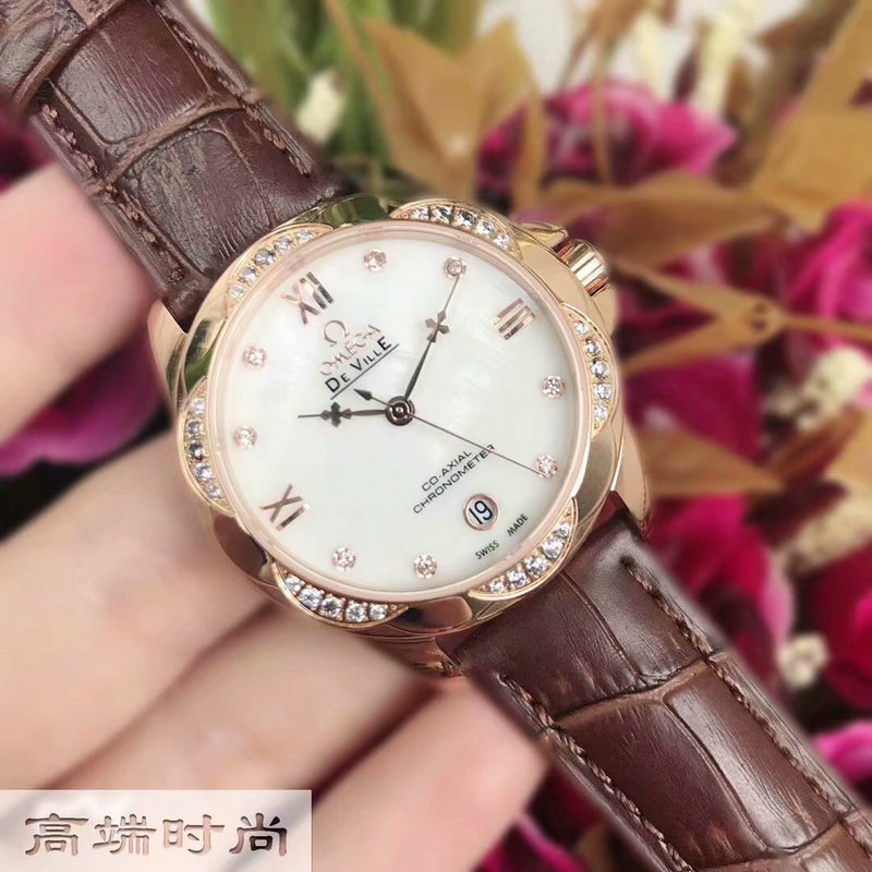 オメガ OMEGA 2019年最新入荷 デ ヴィル プレステージ ウォッチ レディース オートマチック 腕時計 自動巻き 機械式 時計