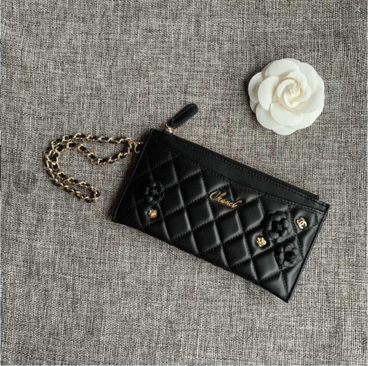商品名称：シャネル CHANEL 025-CH80086　2019年最新入荷 カメリア 手持ちかばん ストラップ付き長財布 カードポケット付き ラムスキン