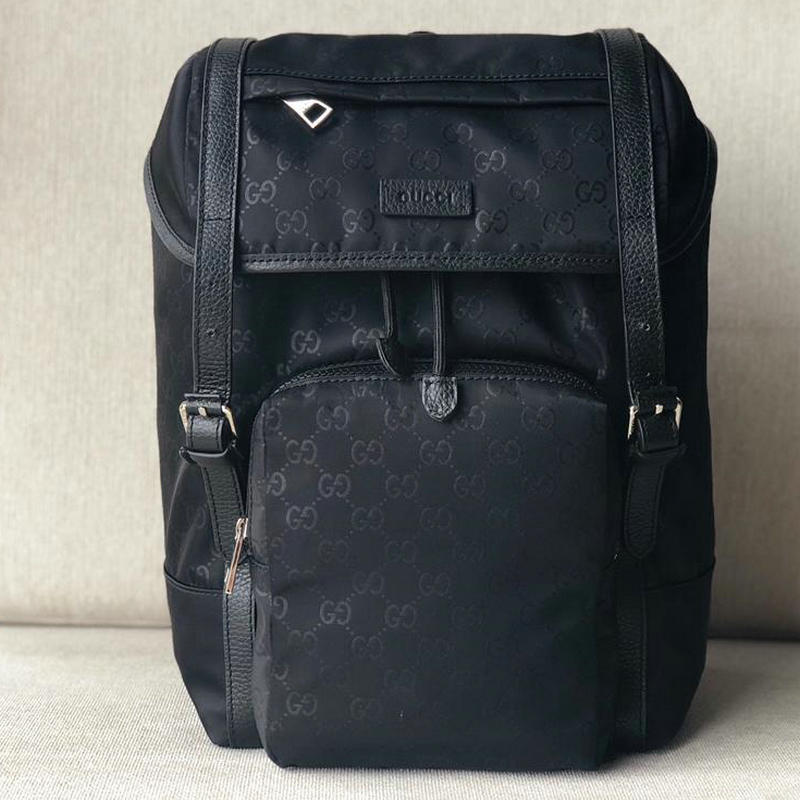 グッチ GUCCI 057-GG510336 2019年最新入荷 バックパック メンズ リュック リュックサック 大容量 キャンパス 黒