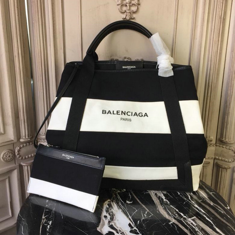バレンシアガ BALENCIAGA GH-BAB19010 2019年最新入荷 ネイビー カバ ハンドバッグ ショッピングバッグ ママバッグ ラージ ポーチ付き