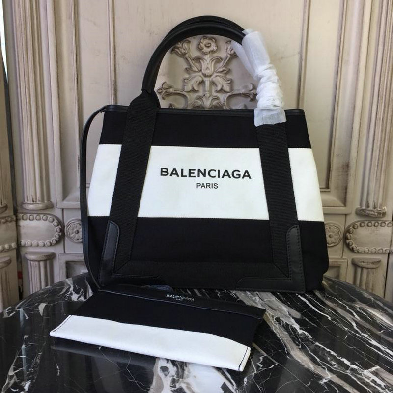 バレンシアガ GH-BAB19011 BALENCIAGA 2019年最新入荷 ネイビー カバ ハンドバッグ ショッピングバッグ ママバッグ ラージ ポーチ付き