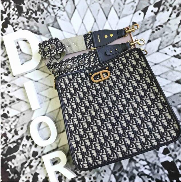 クリスチャンディオール CHRISTIAN DIOR GH-CDB19007 2019年最新入荷 ショルダーバッグ レディースかばん レザー 黒
