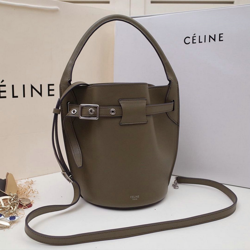 セリーヌ CELINE GH-CE55428XKF　2019年最新入荷 ナノ バケットバッグ ショルダーバッグ レディースかばん カーフスキン
