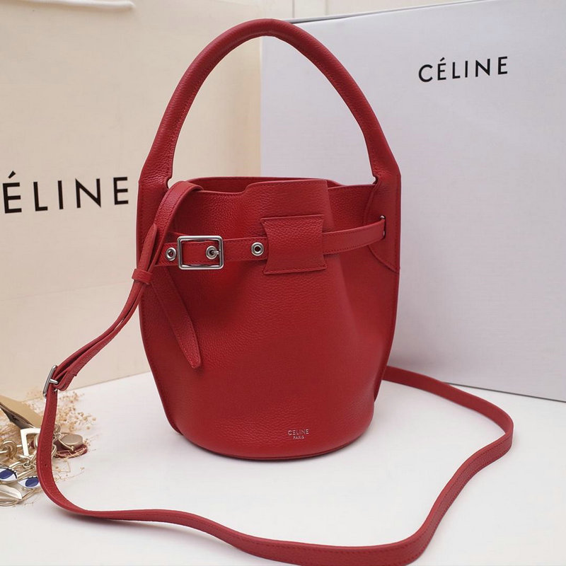 セリーヌ CELINE GH-CE55428XRD 2019年最新入荷 ナノ バケットバッグ ショルダーバッグ レディースかばん カーフスキン