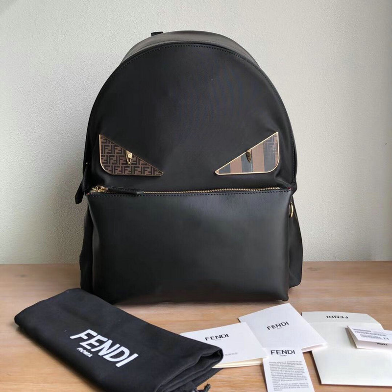 フェンディ FENDI  GH-FDB19001 2019年最新入荷 アイモチーフ バックパック メンズ リュック カーフスキン リュックサック 大容量