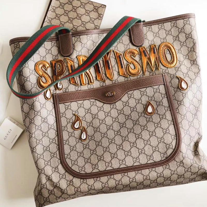 グッチ GUCCI GH-GG517419 2019年最新入荷 ビーチバッグ ショッピングバッグ トートバッグ キャンパス ハンドバッグ