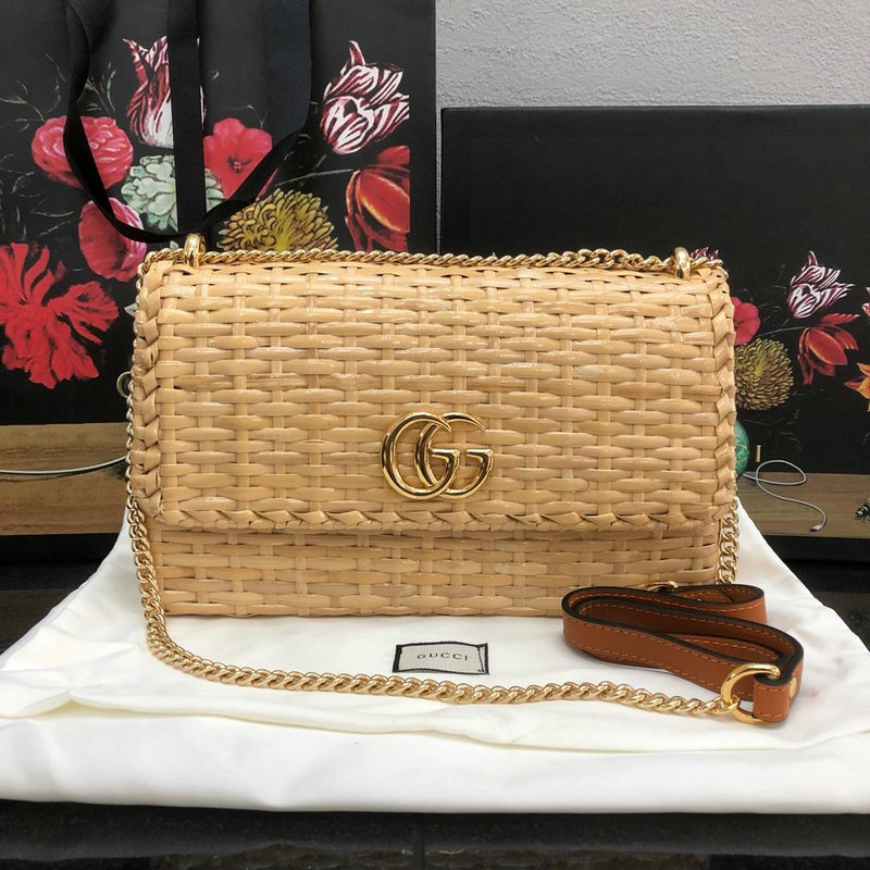 グッチ GUCCI GH-GGB19001 2019年最新入荷 wicker 斜め掛け ショルダーバッグ フラップバッグ レディースかばん