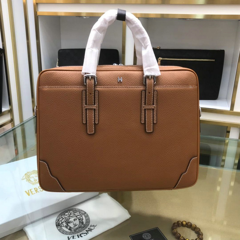 エルメス HERMES GH-HE66429 2019年最新入荷 ブリーフケース メンズ ビジネスバッグ トートバッグ 2way ショルダーバッグ