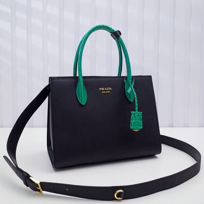 プラダ PRADA GH-PD1BA204 2019年最新入荷 トップハンドバッグ トートバッグ 2way ショルダーバッグ カーフスキン レディースかばん