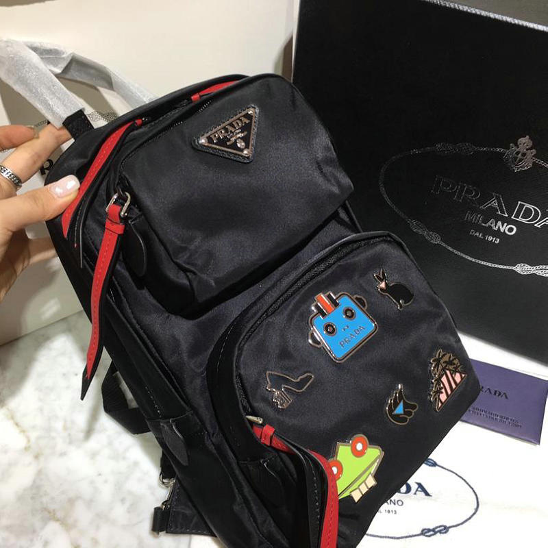 商品名称：プラダ PRADA GH-PD1BZ026 2019年最新入荷 バックパック メンズ レディース リュックサック ナイロン リュック 黒 通勤 通学