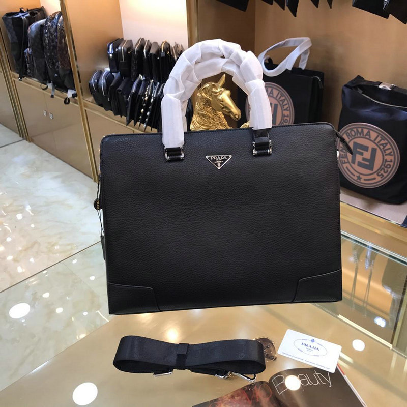 プラダ PRADA GH-PD8753H 2019年最新入荷 ブリーフケース メンズ ビジネスバッグ トートバッグ 2way ショルダーバッグ