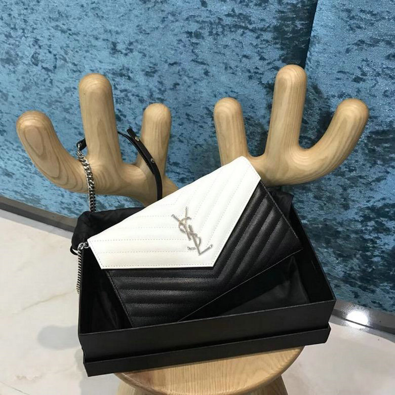 イヴサンローラン Saint laurent YSL GH-YSL6886 2019年最新入荷 斜め掛け ショルダーバッグ レザー レディース チェーンウォレット カーフスキン