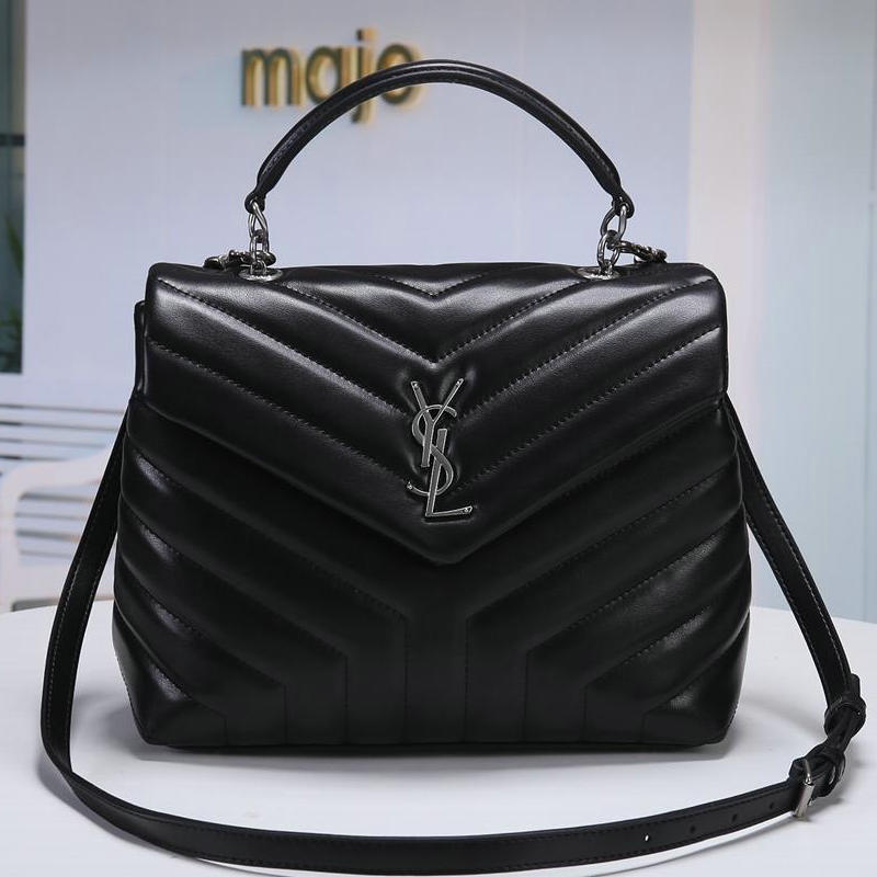 イヴサンローラン Saint laurent YSL GH-YSL529735 2019年最新入荷 ルル トップハンドルバッグ トートバッグ 2way 斜め掛け ショルダーバッグ レザー レディース