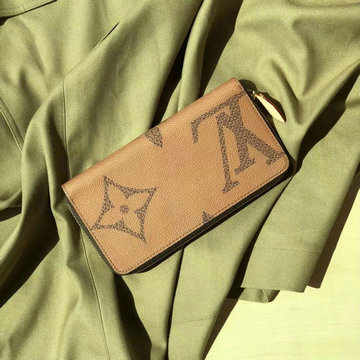 ルイヴィトン LOUISVUITTON 057-M67687 2019年最新作 ジッピー ウォレット ファスナー長財布 マヒナレザー